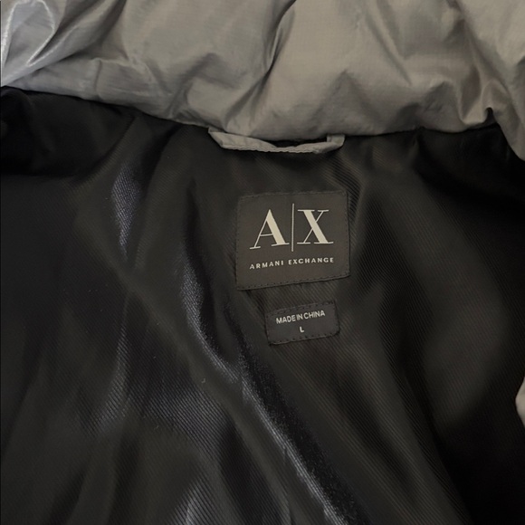 Armani Exchange Two-Tone Puffer Jacket - Picture 2 of 3